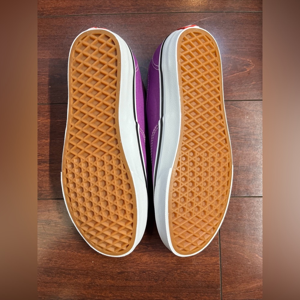 Womens 7.5 Vans Authentic Color Theory Willowherb Low Top Shoe Sneaker HALF BOX - Picture 14 of 16